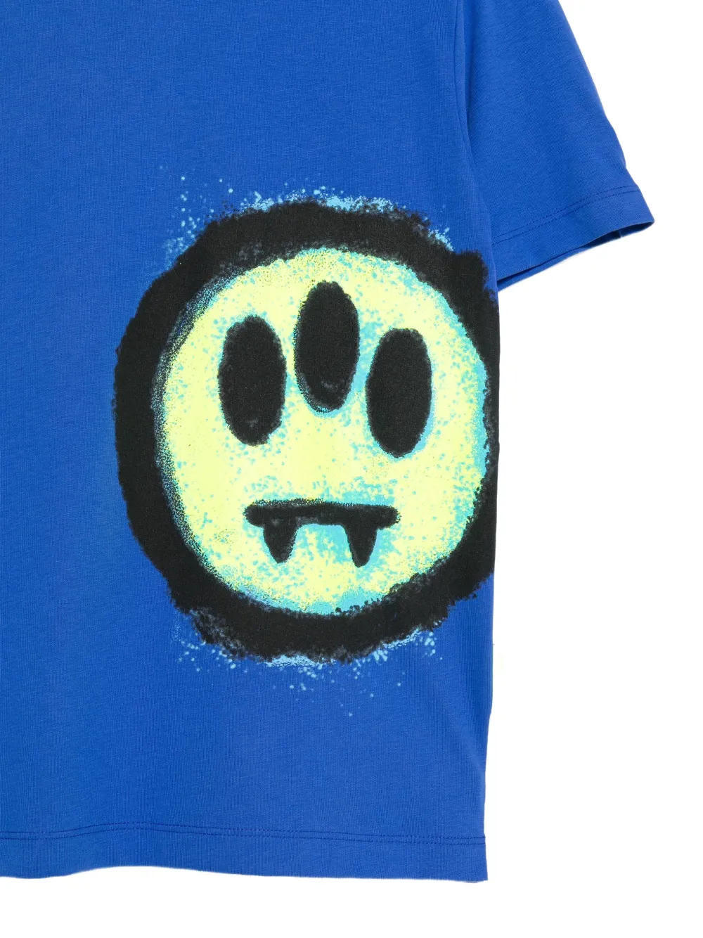 Barrow kids logo-print cotton T-shirt Blauw