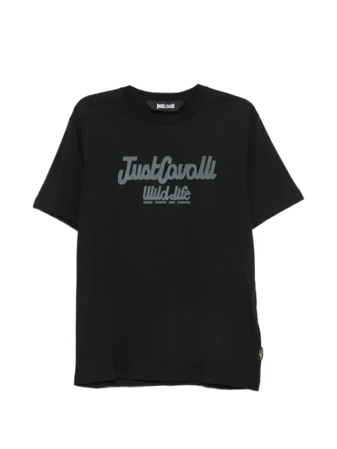 Just Cavalli logo-print cotton T-shirt