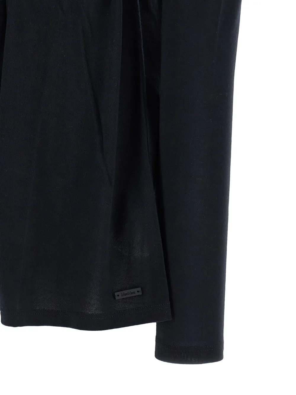 Max Mara Vest met ceintuur en capuchon Blauw