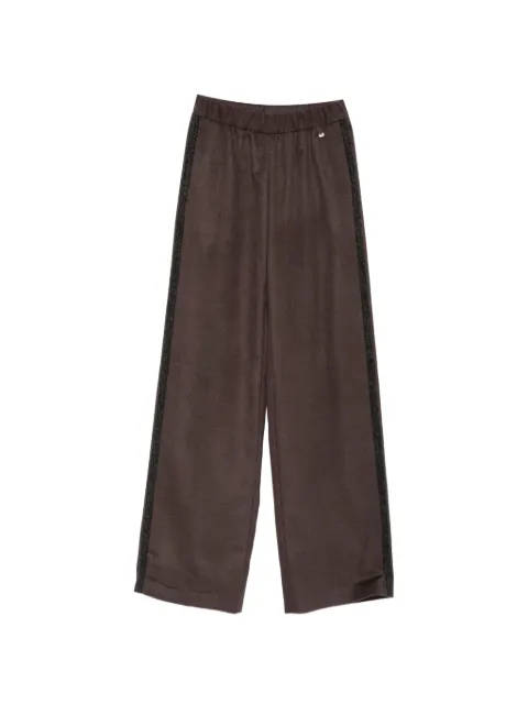 Herno elasticated-waistband palazzo pants
