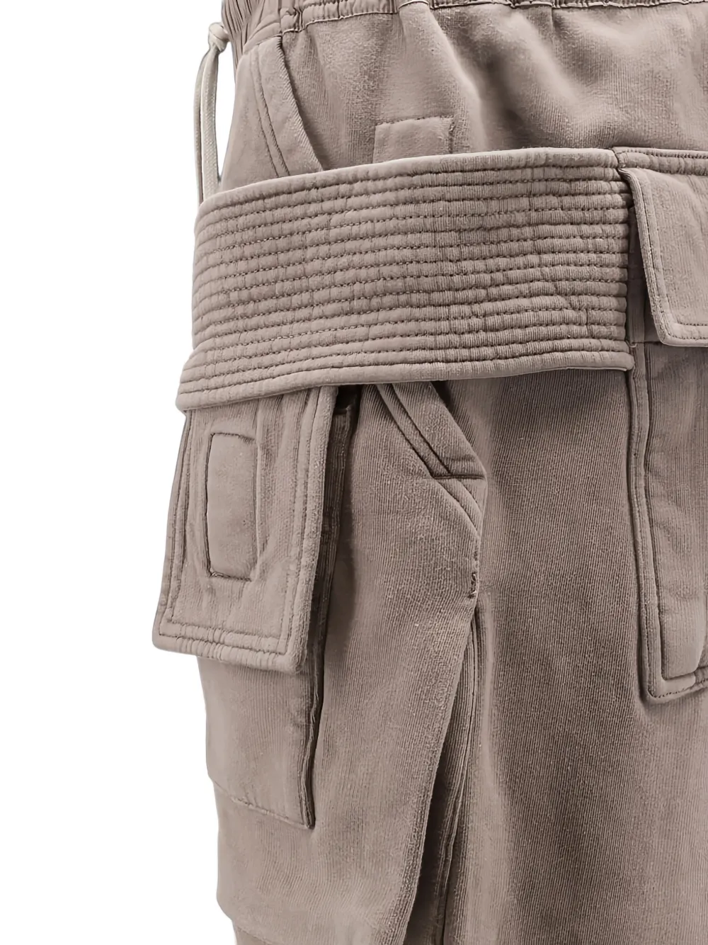 Rick Owens DRKSHDW cargo broek met trekkoord Grijs