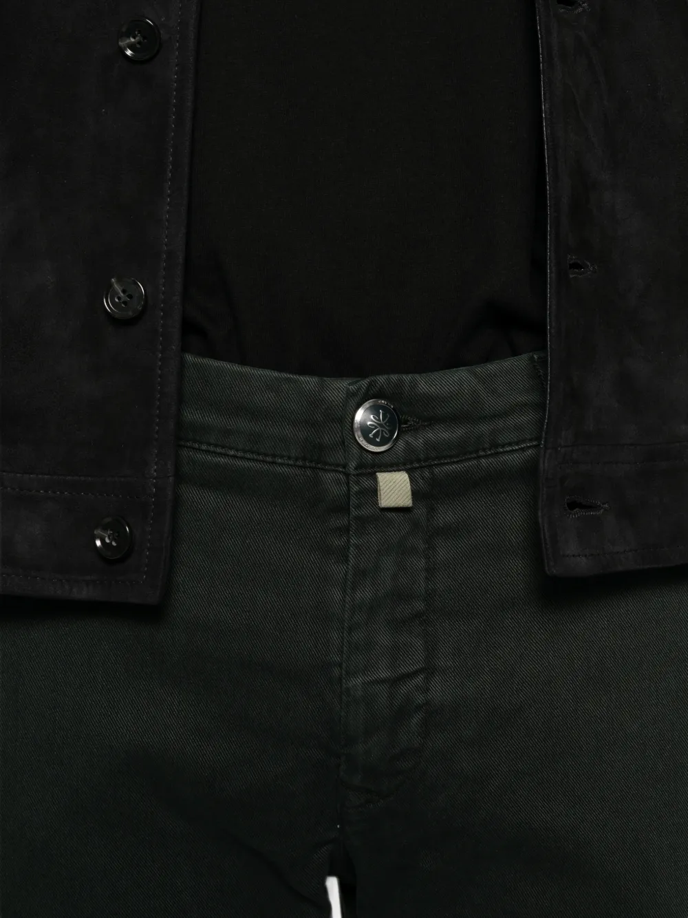 Jacob Cohën Slim-fit chino Groen