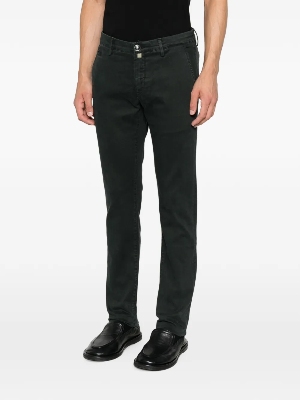 Jacob Cohën Slim-fit chino Groen
