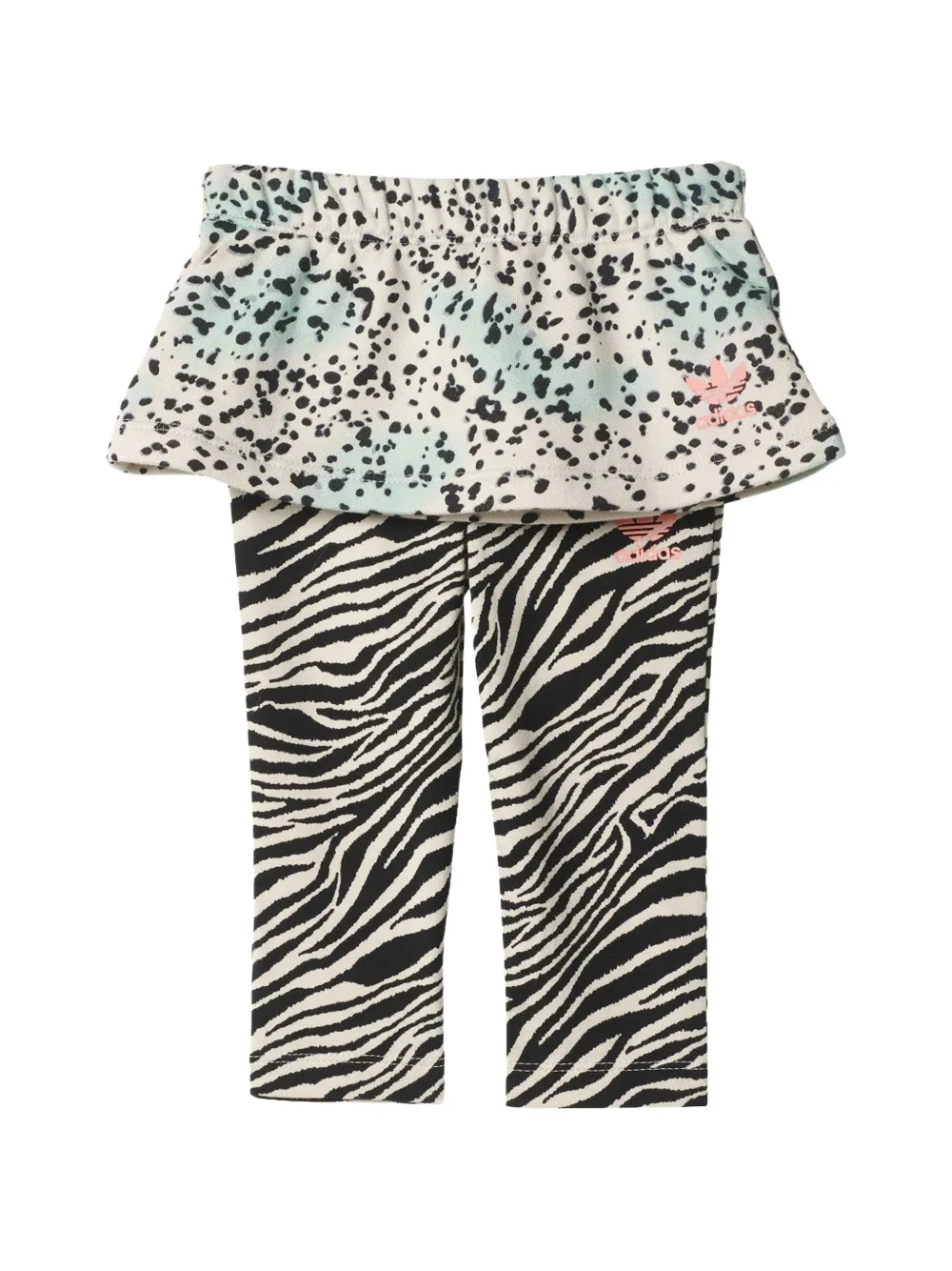 adidas Kids Leggings con stampa animalier - Toni neutri