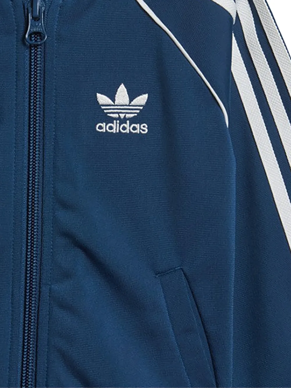 adidas Kids Superstar trainingspak met logoprint Blauw