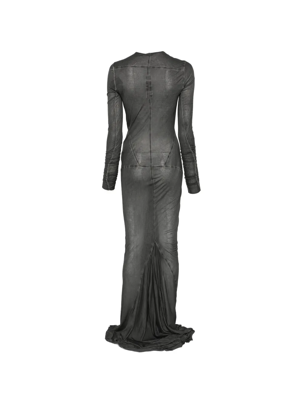 Rick Owens DRKSHDW Maxi-jurk met vervaagd effect en vlakken Zwart