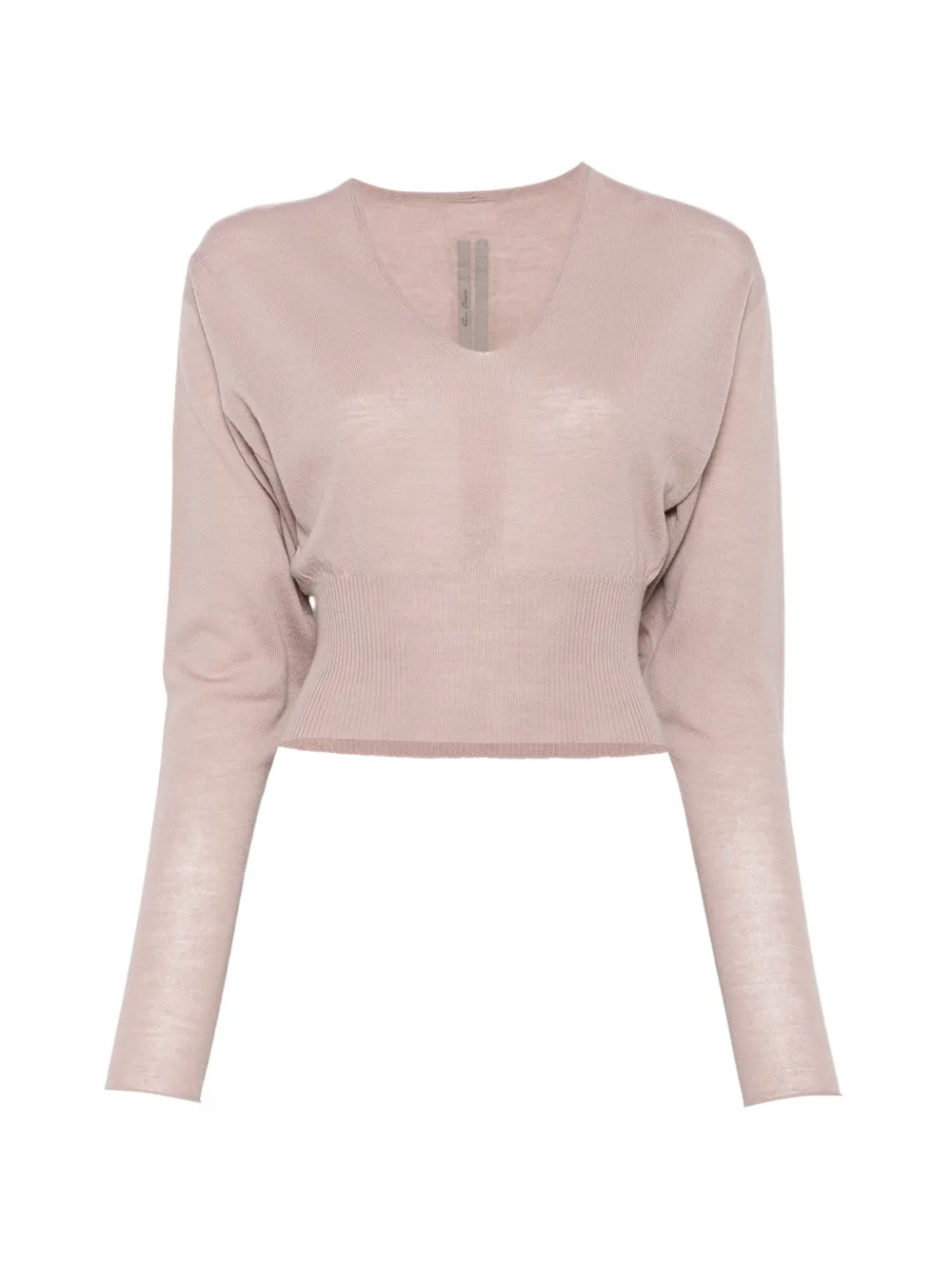 Rick Owens V-neck cropped top