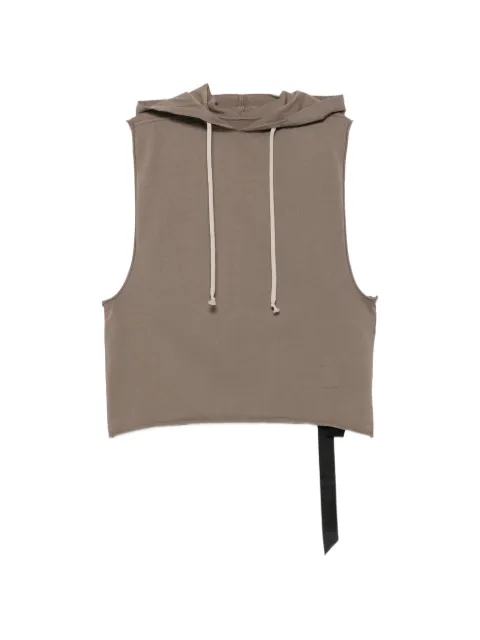 Rick Owens DRKSHDW sleeveless drawstring hoodie