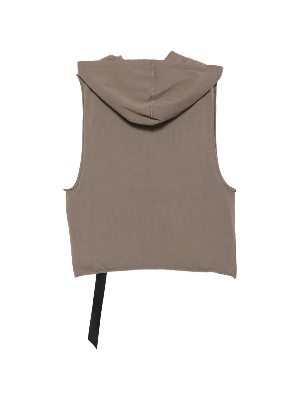 Rick Owens DRKSHDW sleeveless drawstring hoodie Bruin