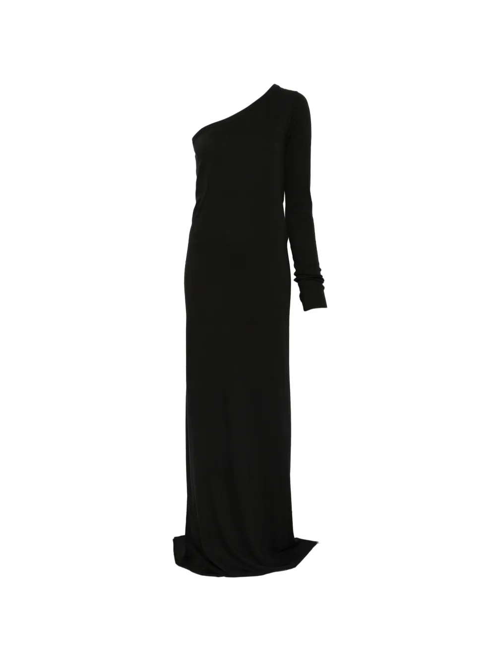 Rick Owens DRKSHDW one-shoulder floor-length maxi dress