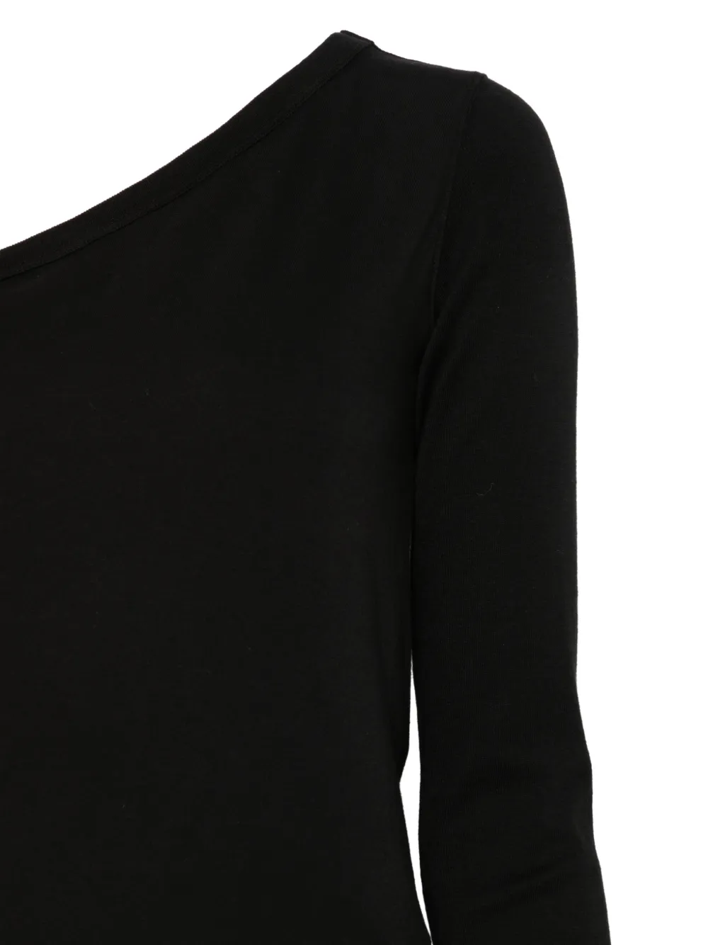 Rick Owens DRKSHDW Asymmetrische vloerlange maxi-jurk Zwart