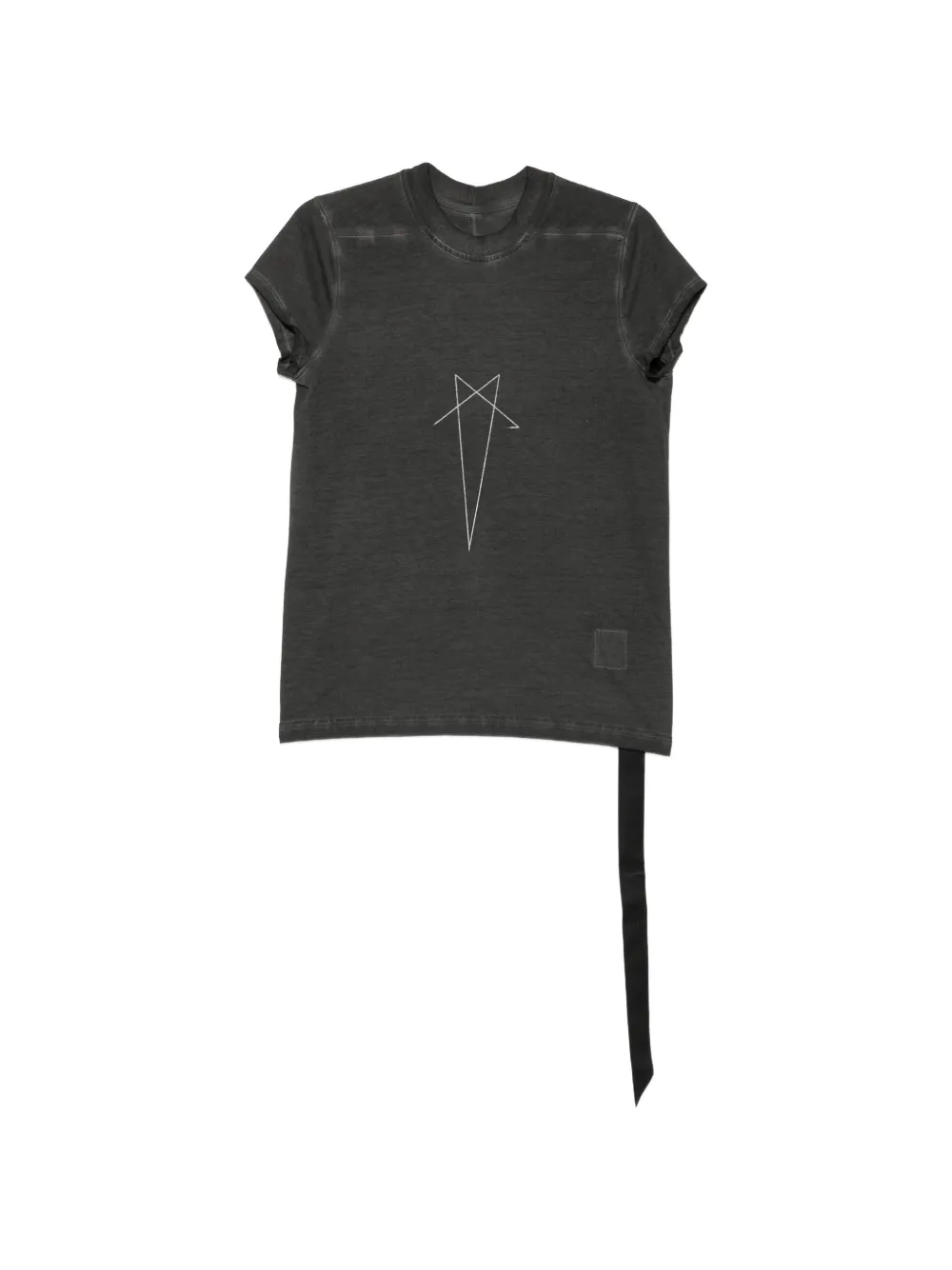 Rick Owens DRKSHDW crew neck strap-detail T-shirt