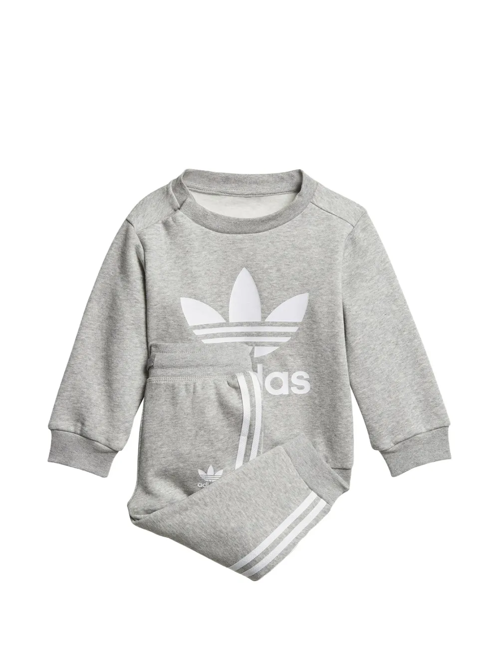 adidas Kids Trefoil track suit - Grigio