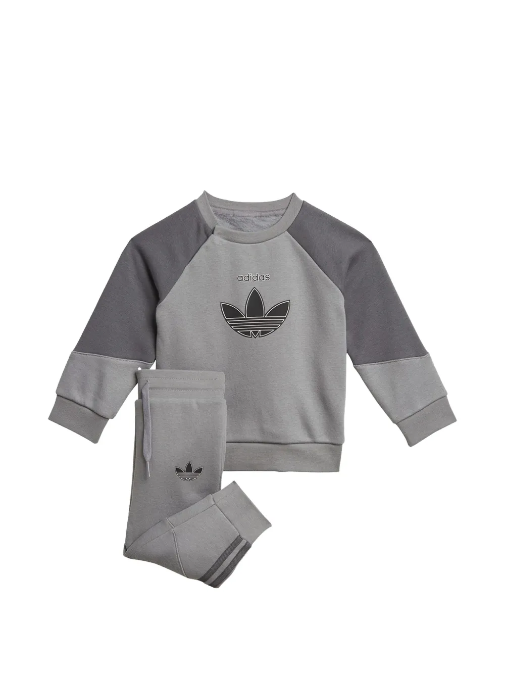 adidas Kids SPRT Collection logo-detail track suit - Grigio