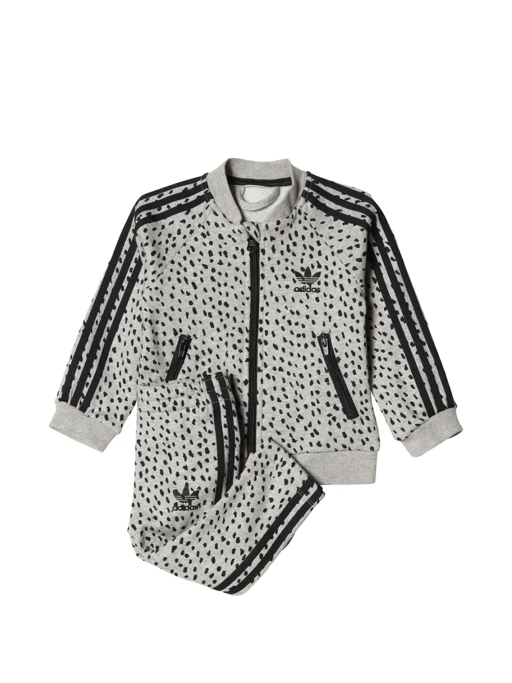 adidas Kids NMD Superstar animal-print tracksuit - Grigio