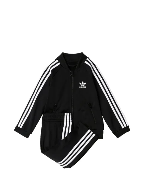 adidas Kids Superstar logo-print track suit