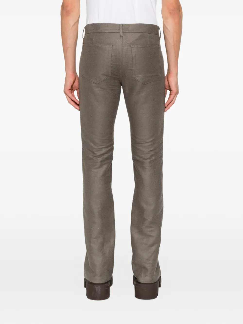 Rick Owens Vega zip-detail trousers Grijs