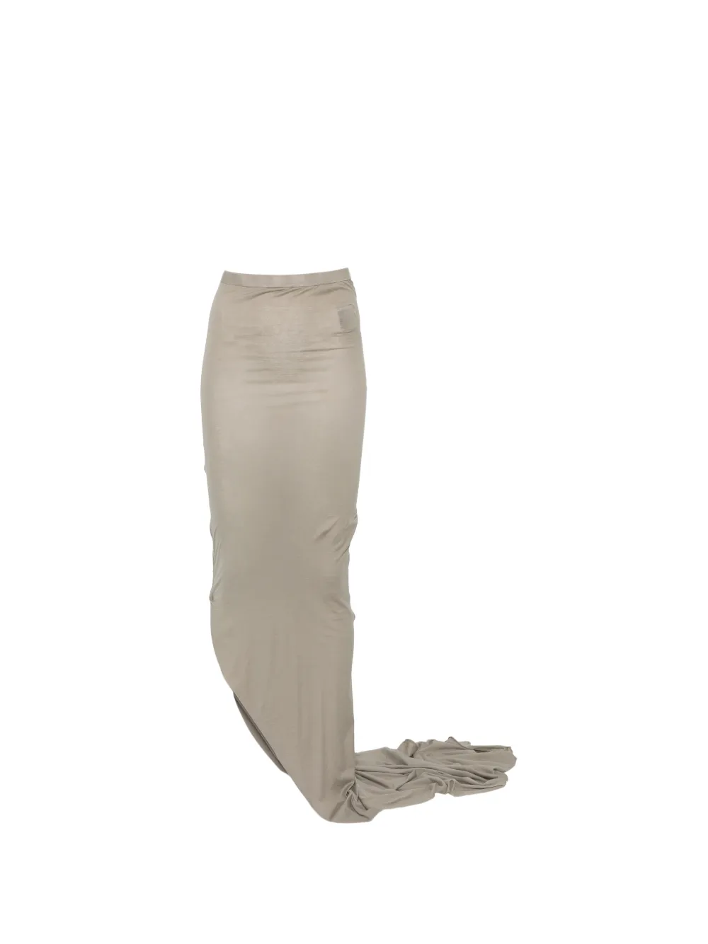 Rick Owens DRKSHDW asymmetric jersey maxi skirt