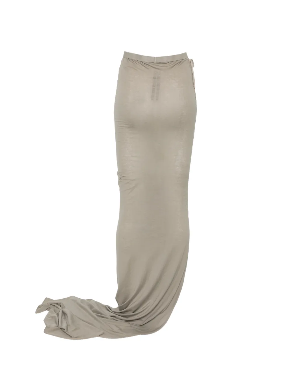 Rick Owens DRKSHDW Asymmetrische jersey maxi-rok Beige