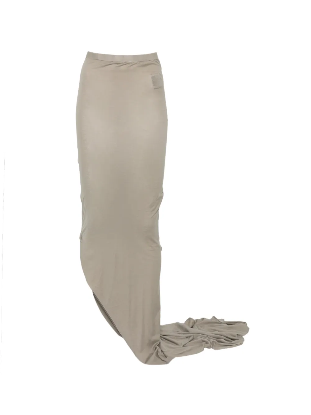 Rick Owens DRKSHDW asymmetric jersey maxi skirt
