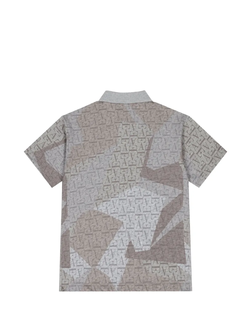 Emporio Armani Kids Poloshirt met monogramprint Grijs