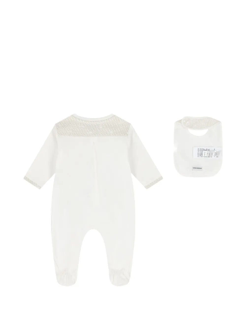 Emporio Armani Kids Babypakje met logoprint Wit