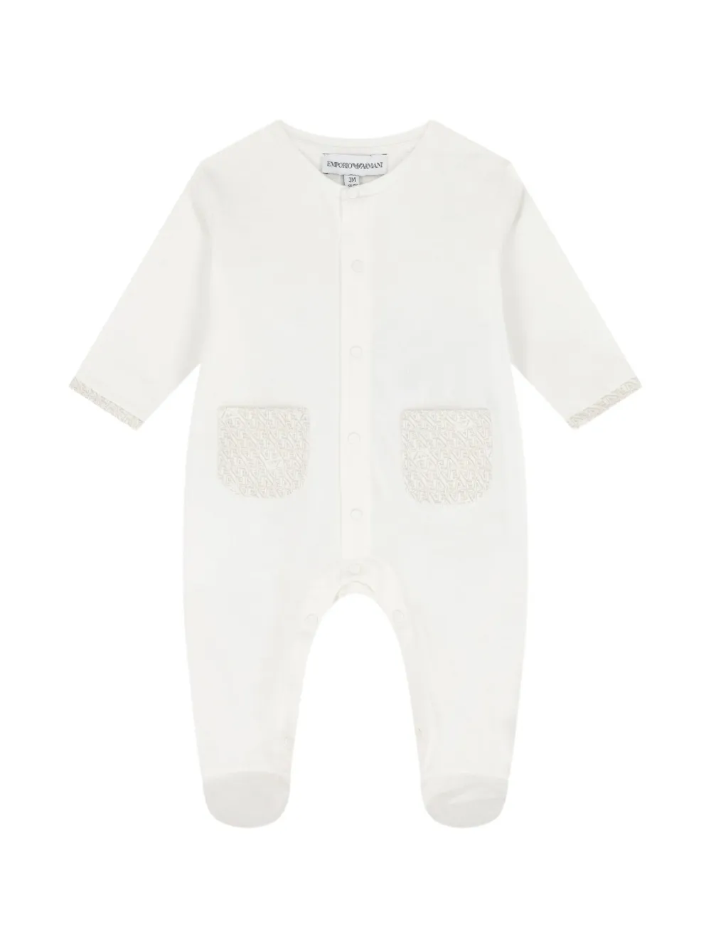 Emporio Armani Kids Babypakje met logoprint Wit