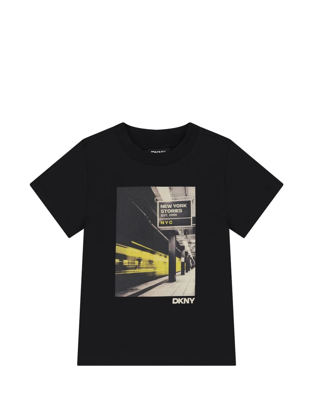 Dkny Kids T-shirt con stampa grafica - Nero