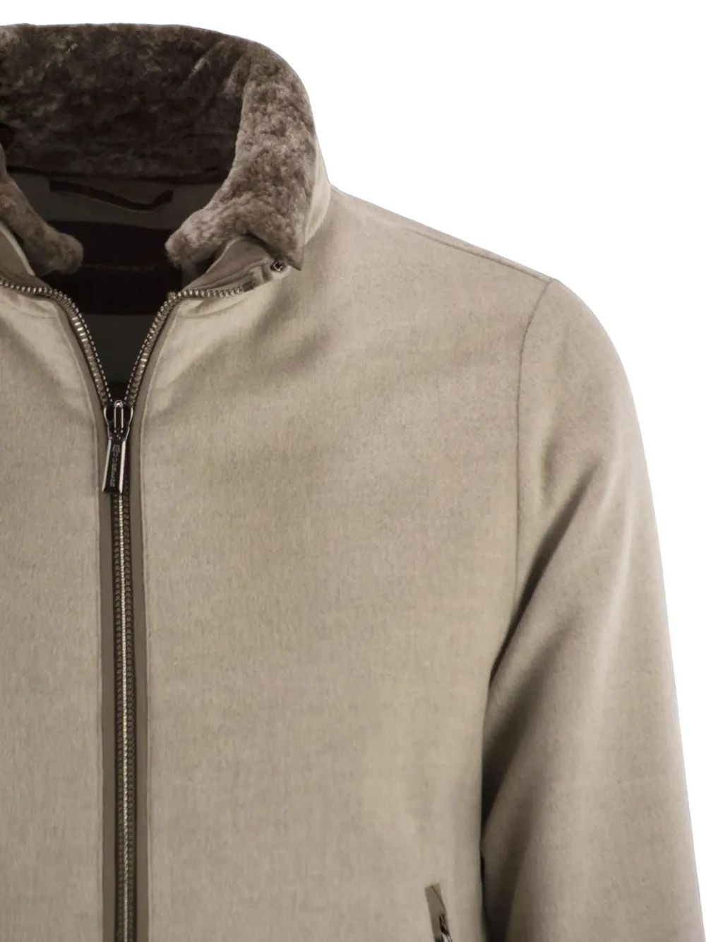 Moorer Bellati LS9 bomber jacket Beige