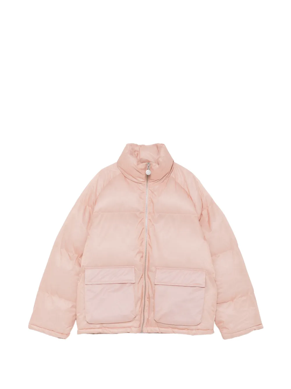 Stella McCartney Kids quilted puffer jacket - Rosa