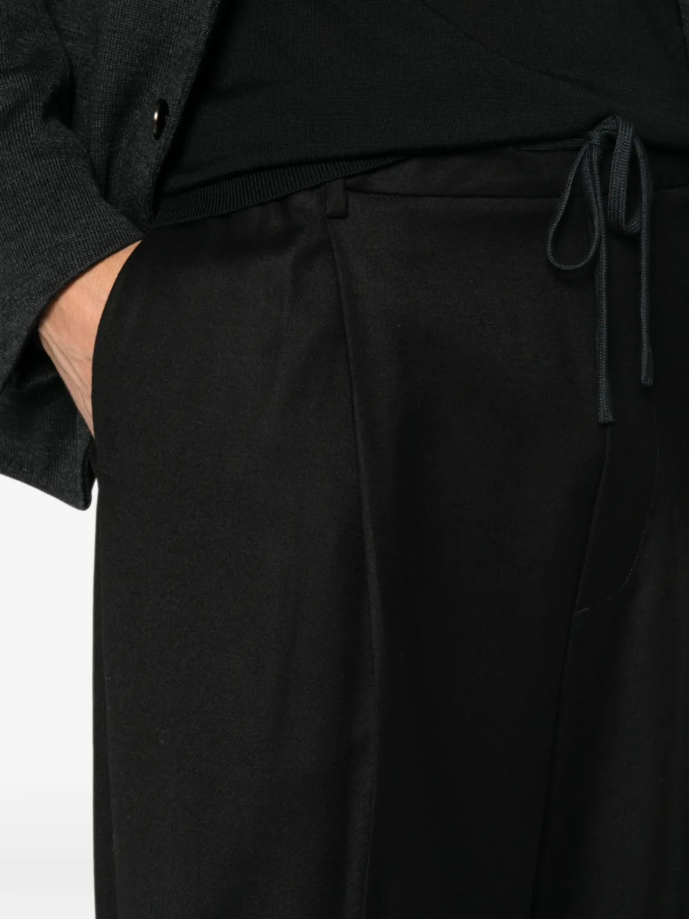 Barena Broek met trekkoordtaille Zwart