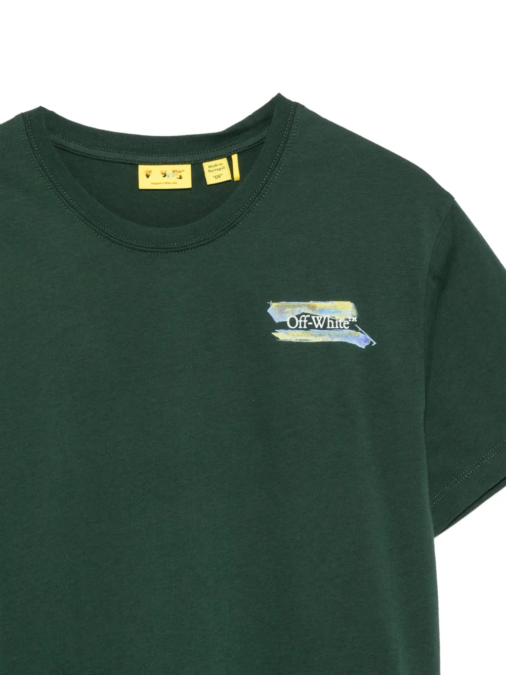 Off-White Kids Arrows-print T-shirt Groen