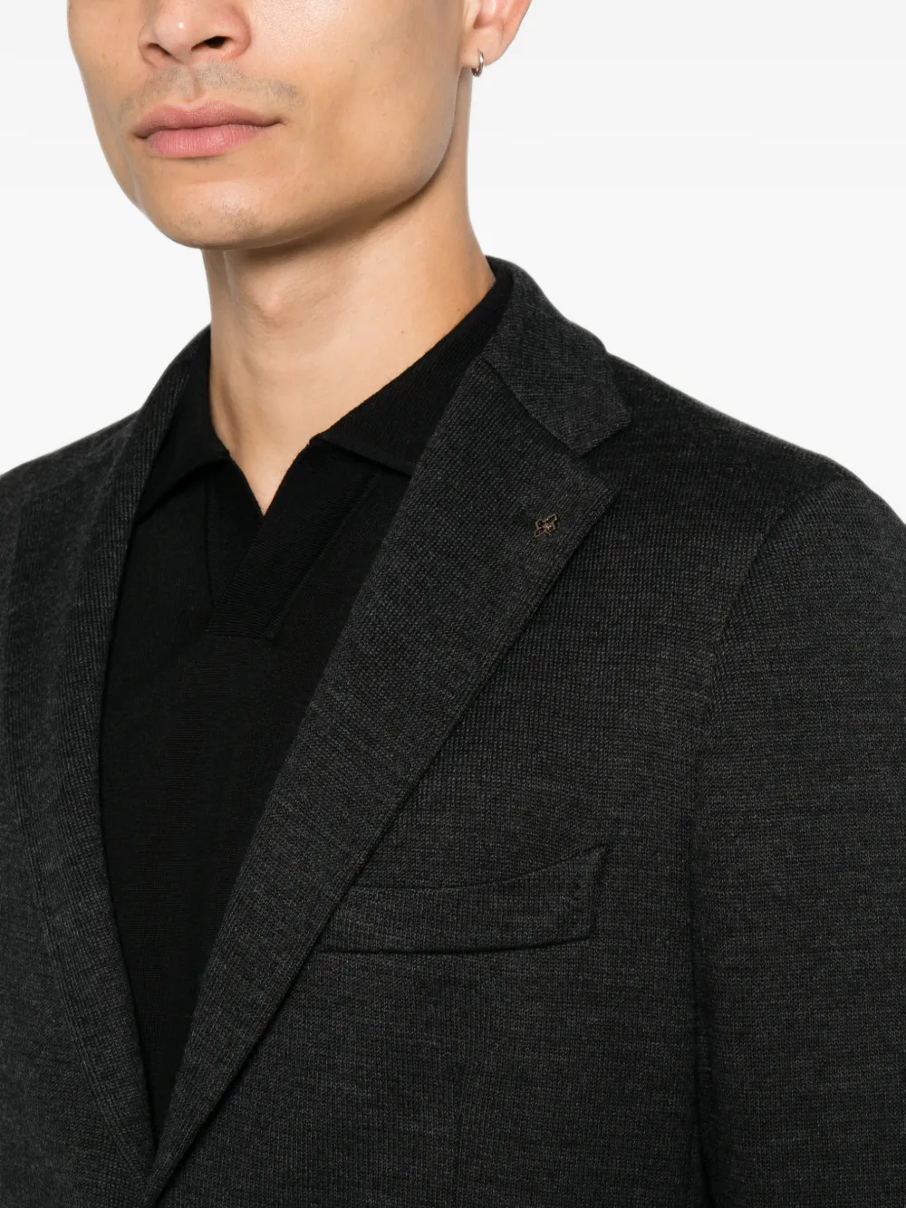 Tagliatore Blazer met enkele rij knopen Grijs