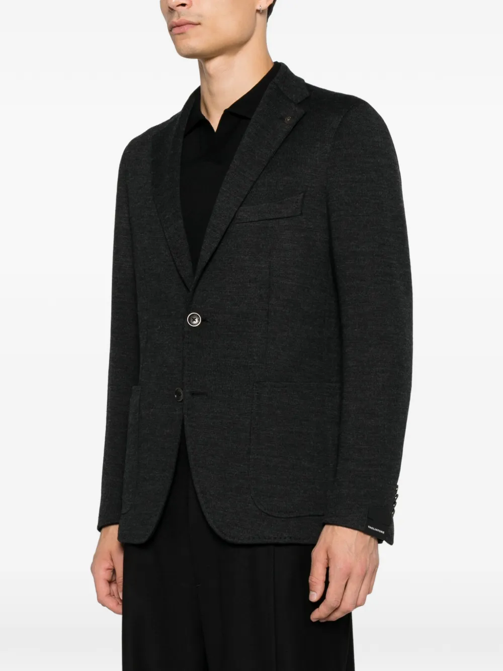 Tagliatore Blazer met enkele rij knopen Grijs