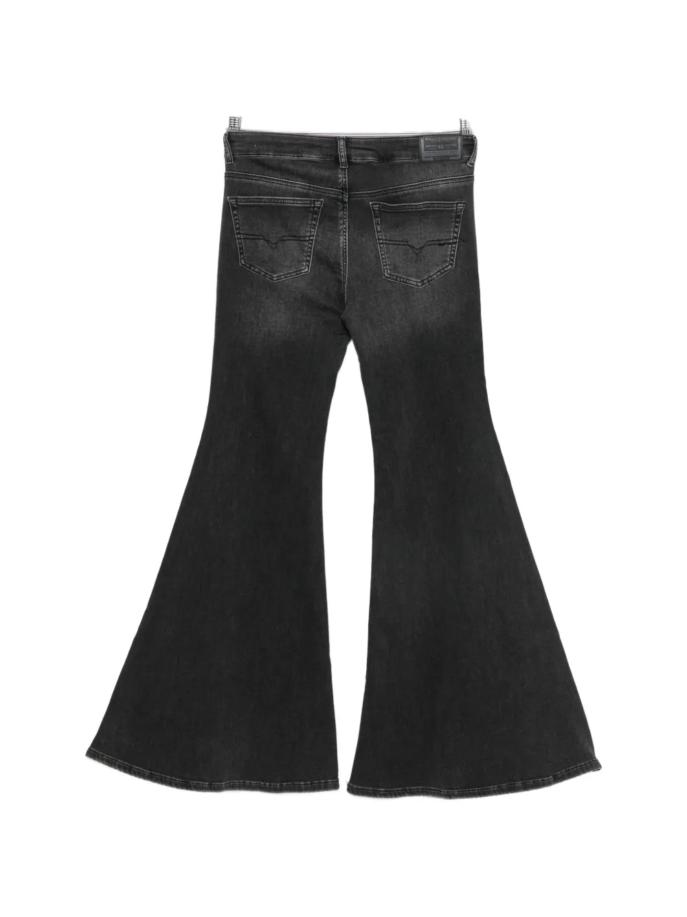 Diesel Kids faded flared-leg jeans - Nero