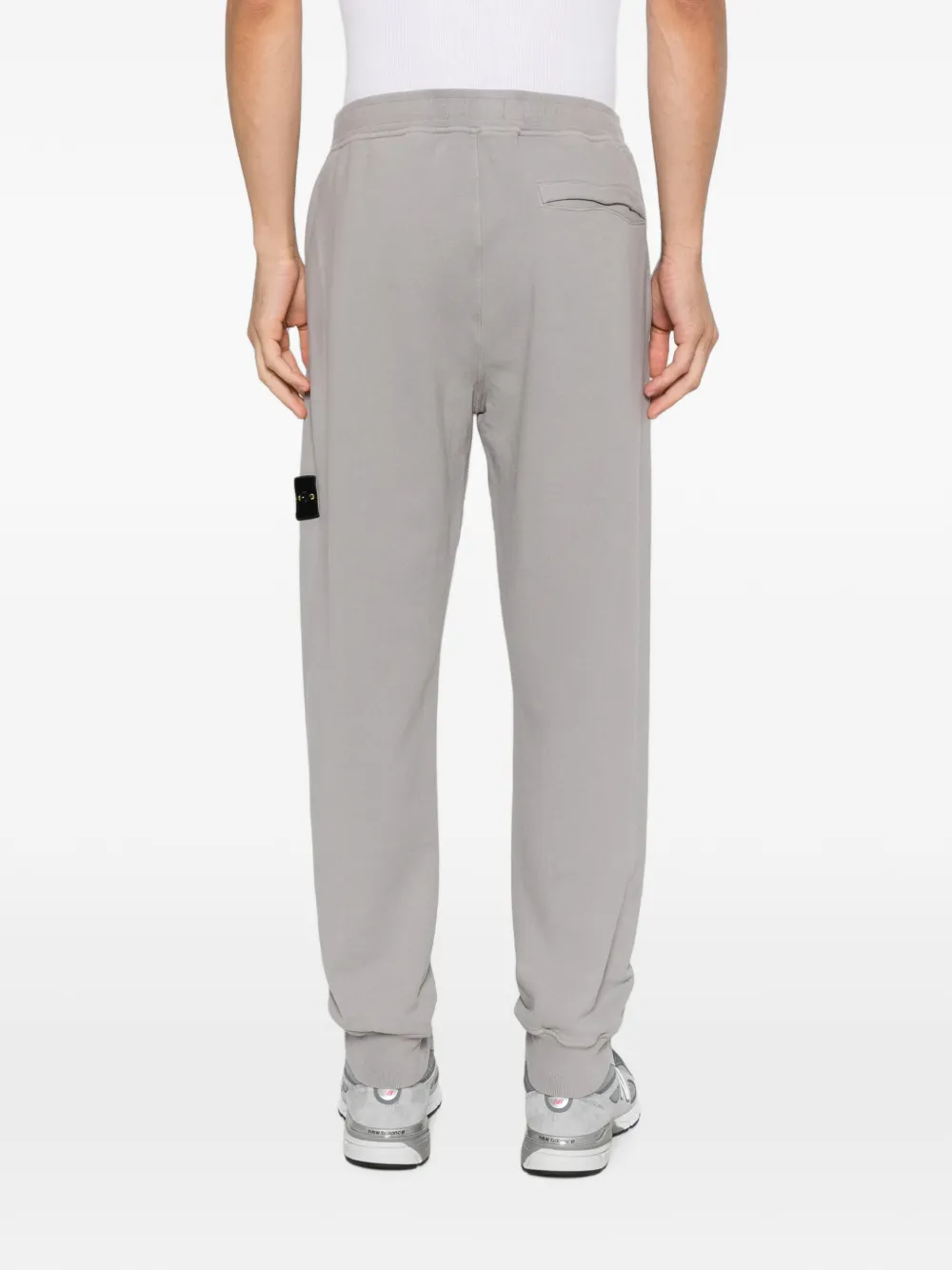 Stone Island Trainingsbroek met logopatch Grijs