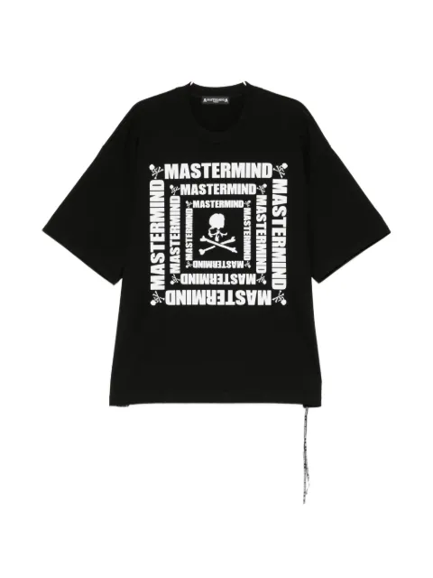 Mastermind World skull-print logo-print T-shirt