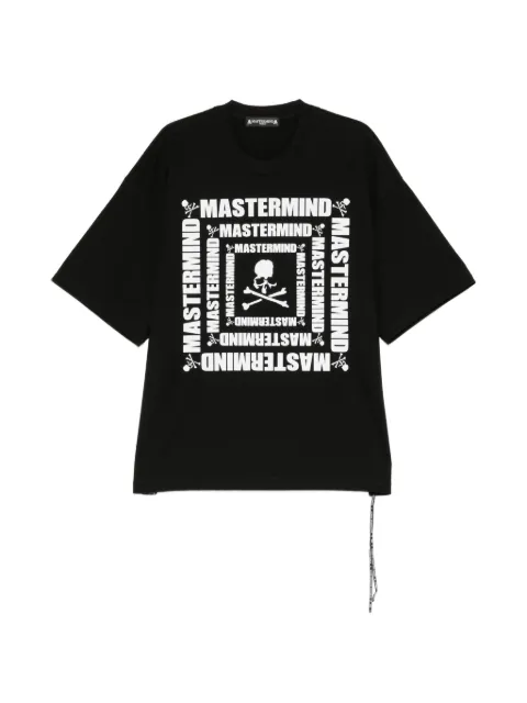 Mastermind World skull-print logo-print T-shirt