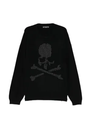 クロムページ Chrome Hearts Cross-patch quarter-zip Sweater | Black | FARFETCH