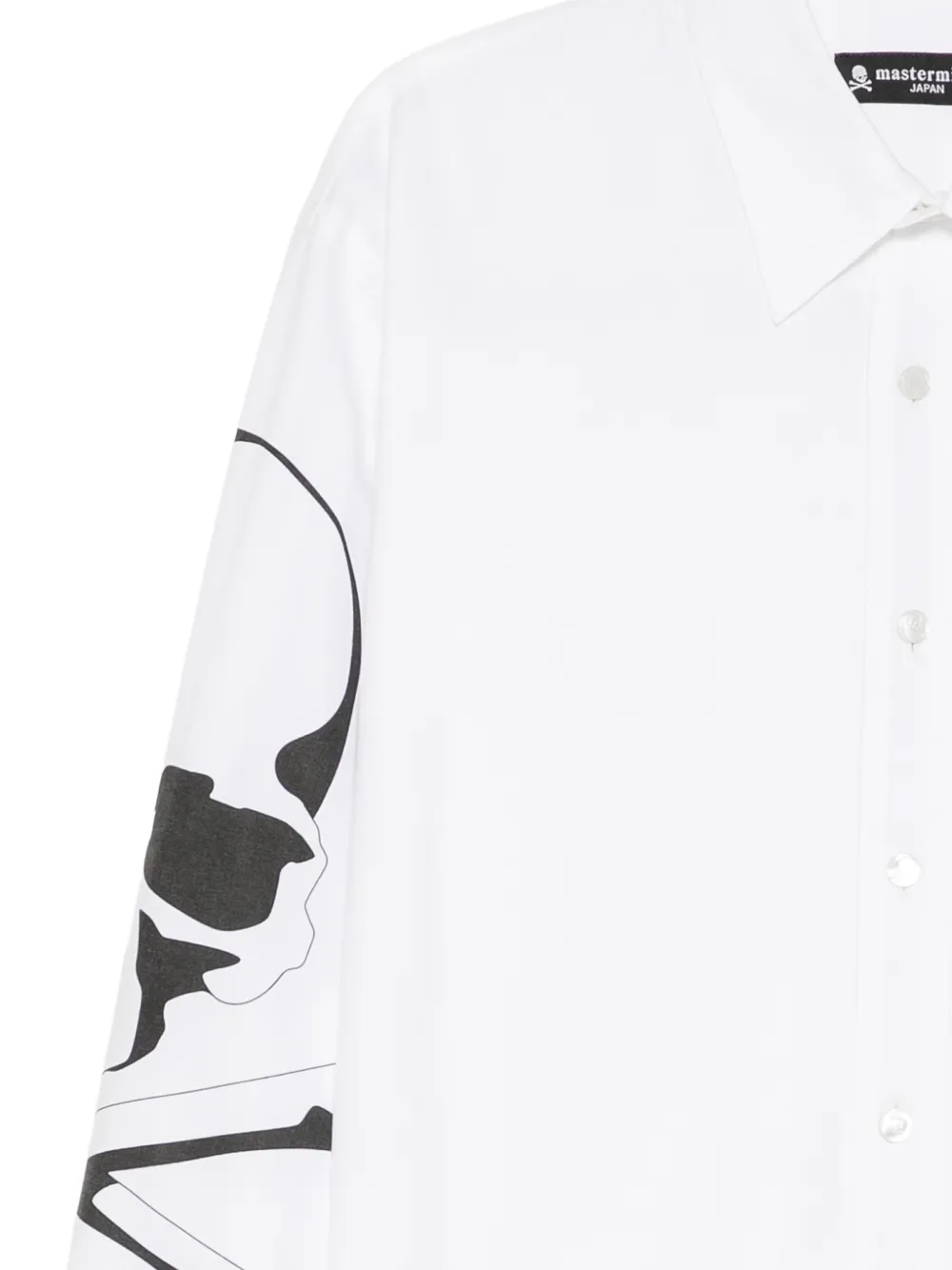 Mastermind Japan MJ Oxford overhemd Wit