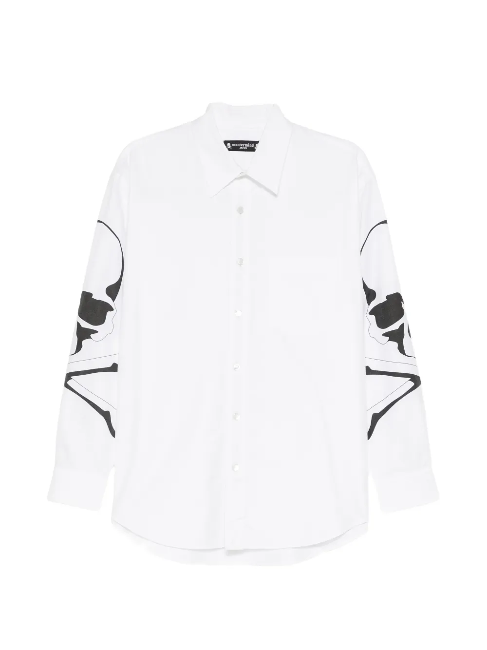 Mastermind Japan MJ oxford shirt - Bianco
