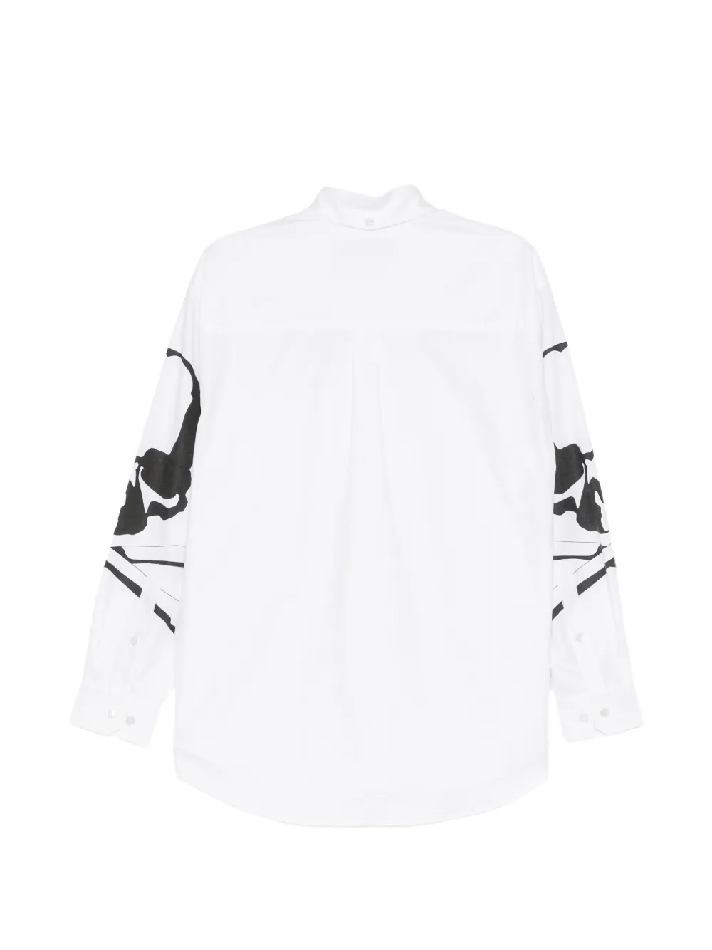 Mastermind Japan MJ Oxford overhemd Wit