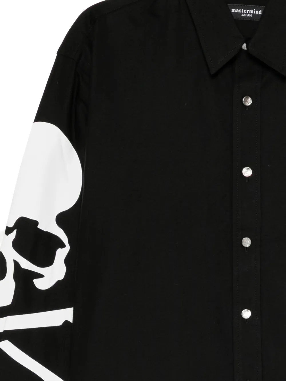 Mastermind Japan MJ Oxford overhemd Zwart