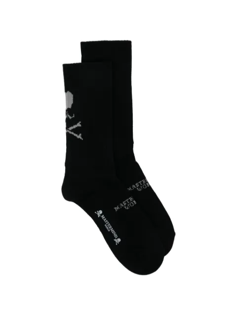 Mastermind World skull-intarsia logo socks