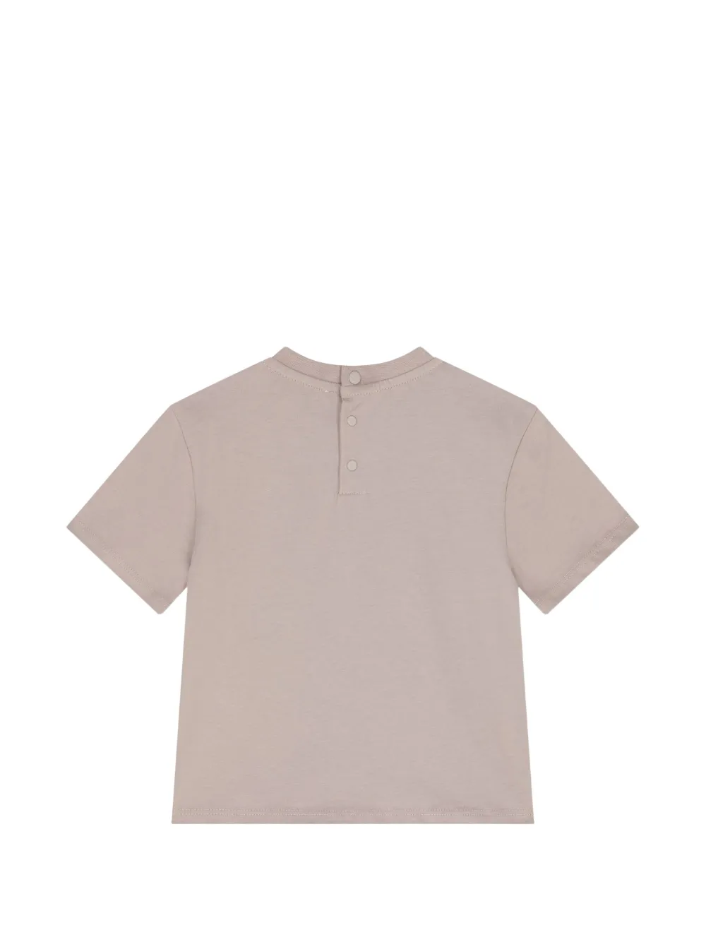 Emporio Armani Kids Drie T-shirts met logoprint Beige