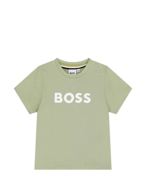 BOSS Kidswear playera con logo estampado