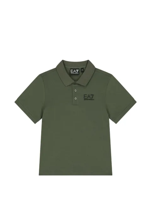 Ea7 Emporio Armani logo-print short-sleeve polo shirt