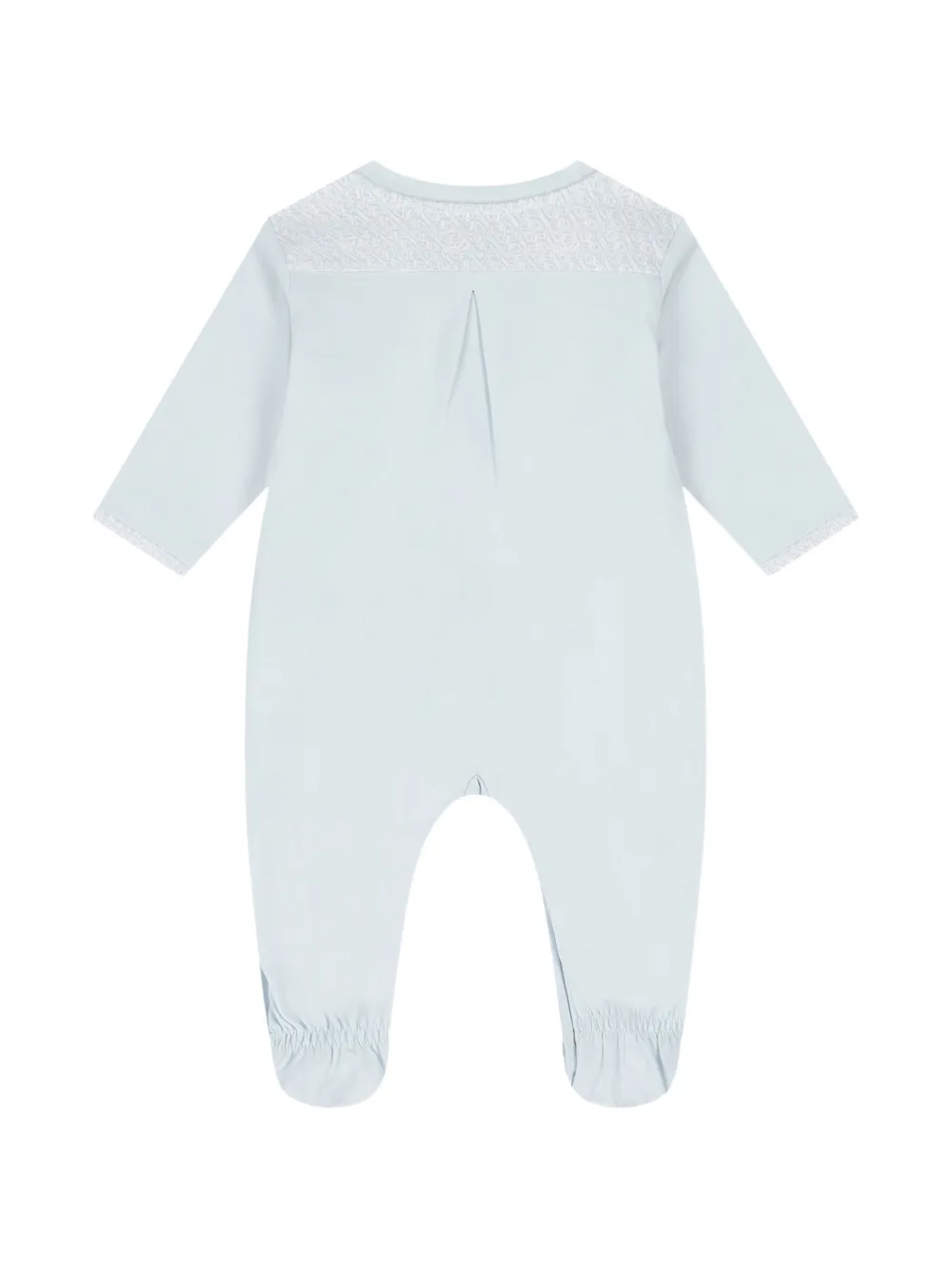 Emporio Armani Kids Twee rompers met logo-patch Blauw