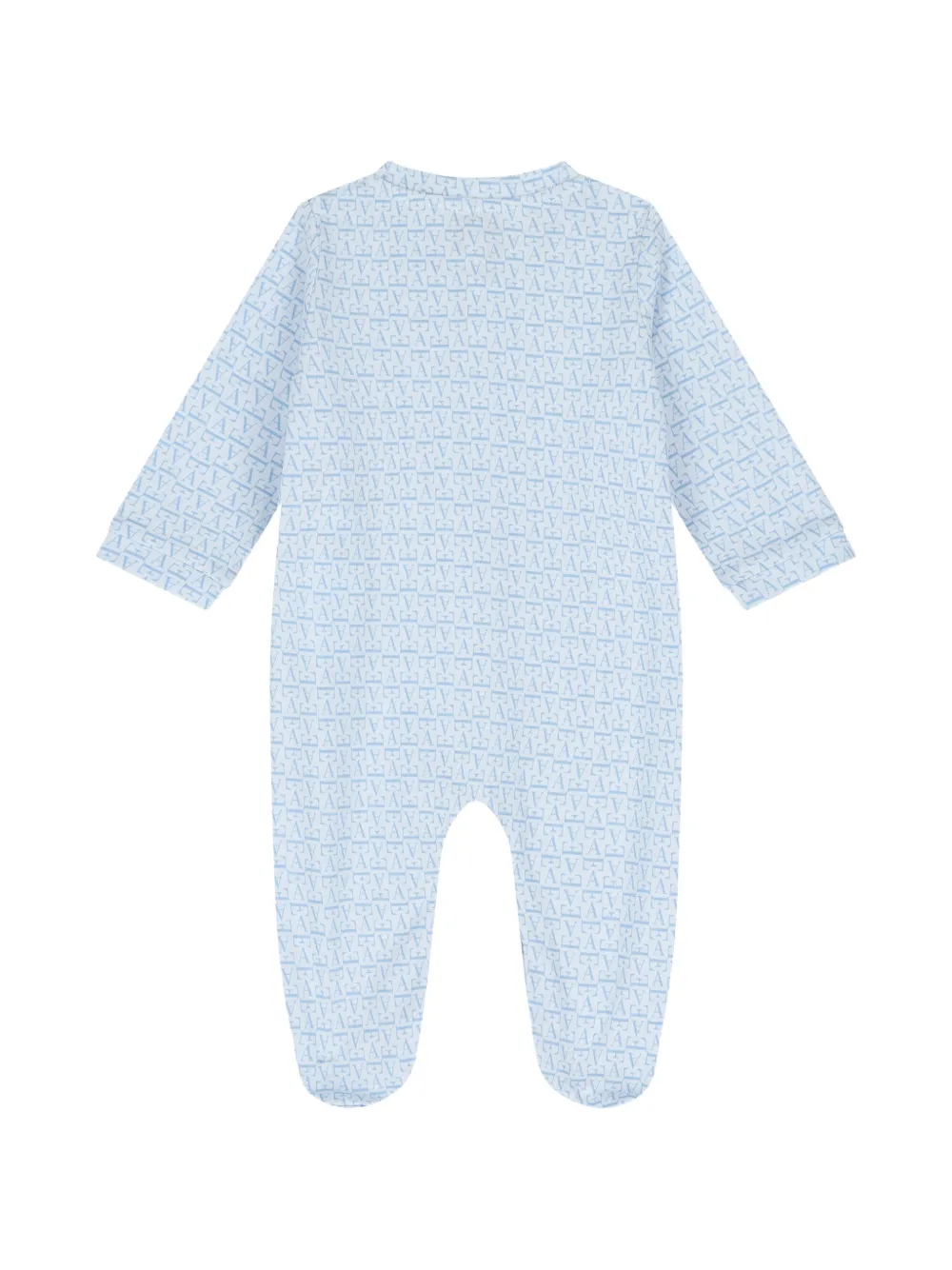 Emporio Armani Kids Romper met logoprint Blauw