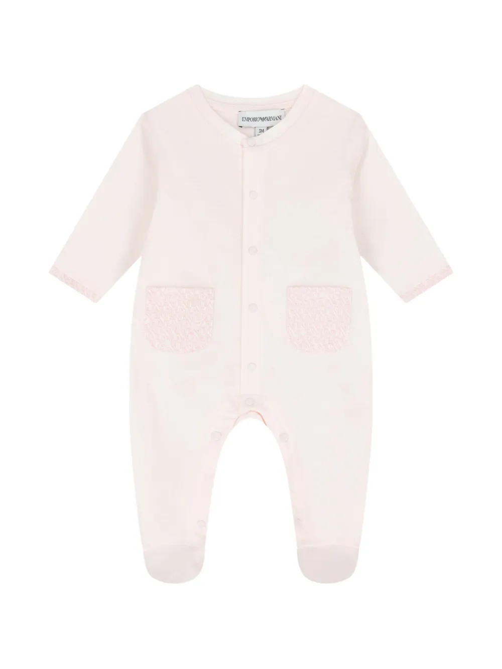 Emporio Armani Kids Twee rompers met logoprint Roze
